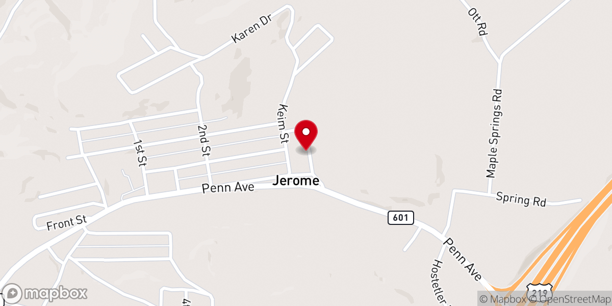 Map showing location of St Peter & Paul Byzantine Catholic Church