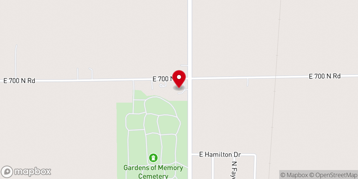 Map showing location of Eden, a Covenant Church