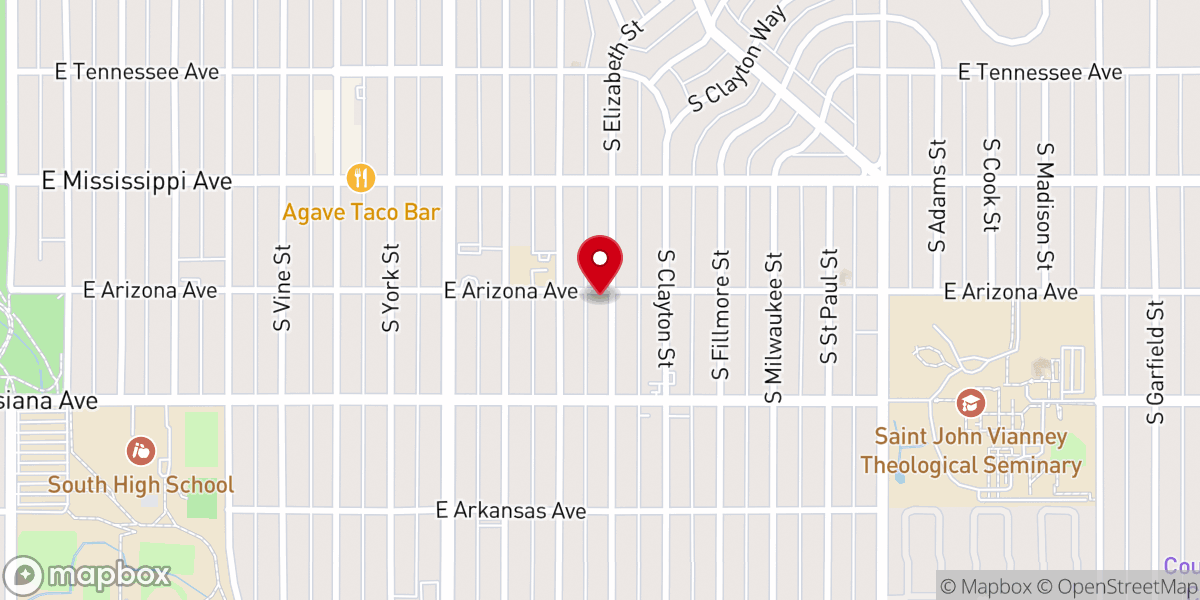 Map showing location of Holy Protection of the Mother of God Byzantine Catholic Church