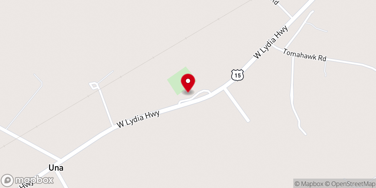 Map showing location of Mt Elon Baptist Church