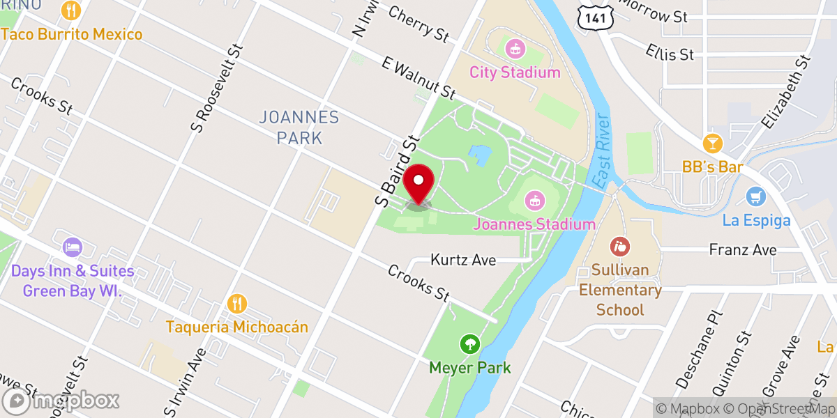 Map showing location of St. Peter & Paul Catholic Church