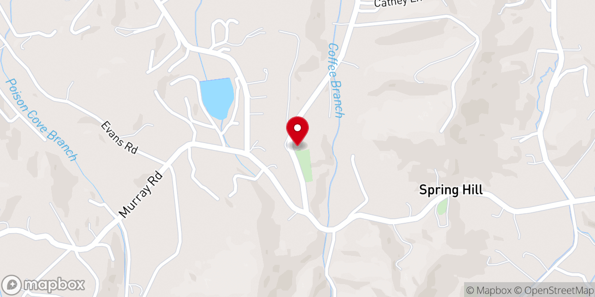 Map showing location of Long's United Methodist Church