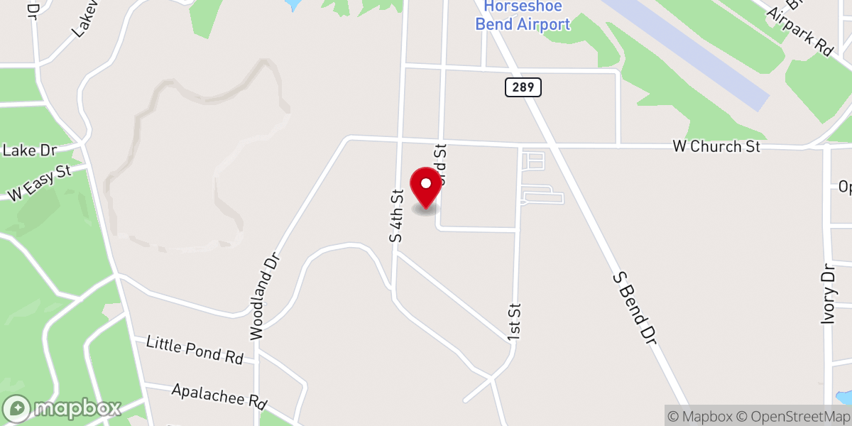 Map showing location of St Stephen's Episcopal Church