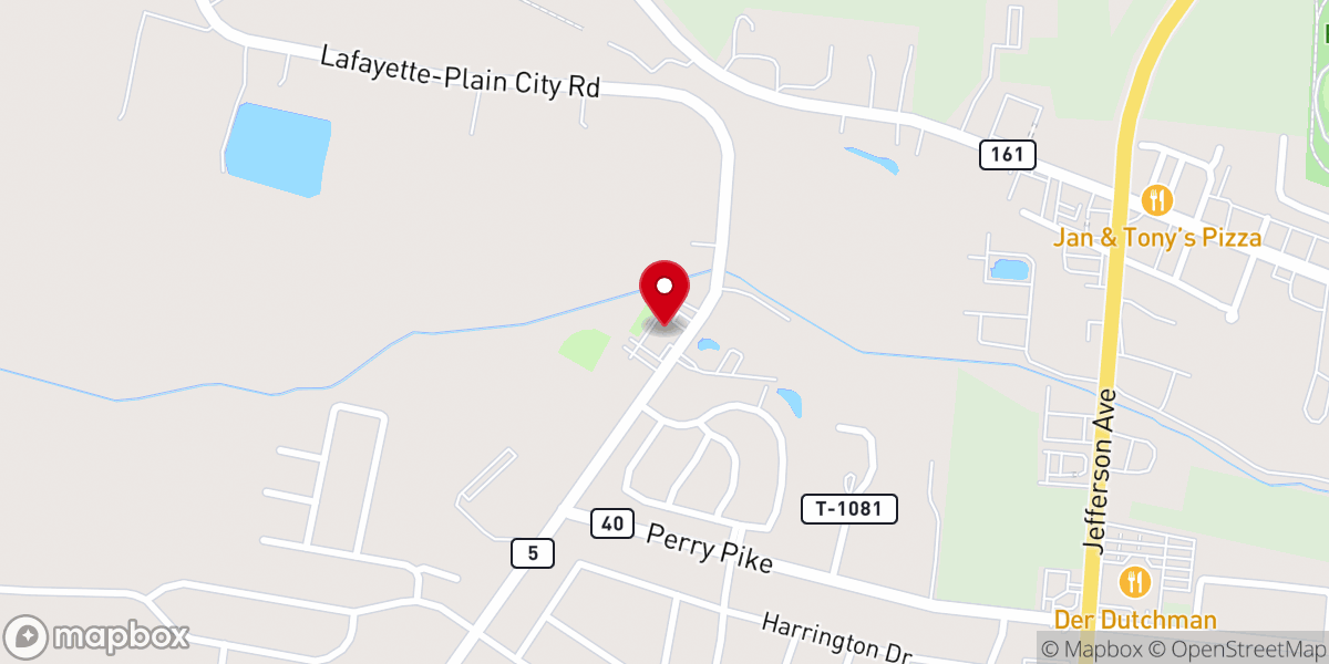 Map showing location of United Bethel Mennonite Church