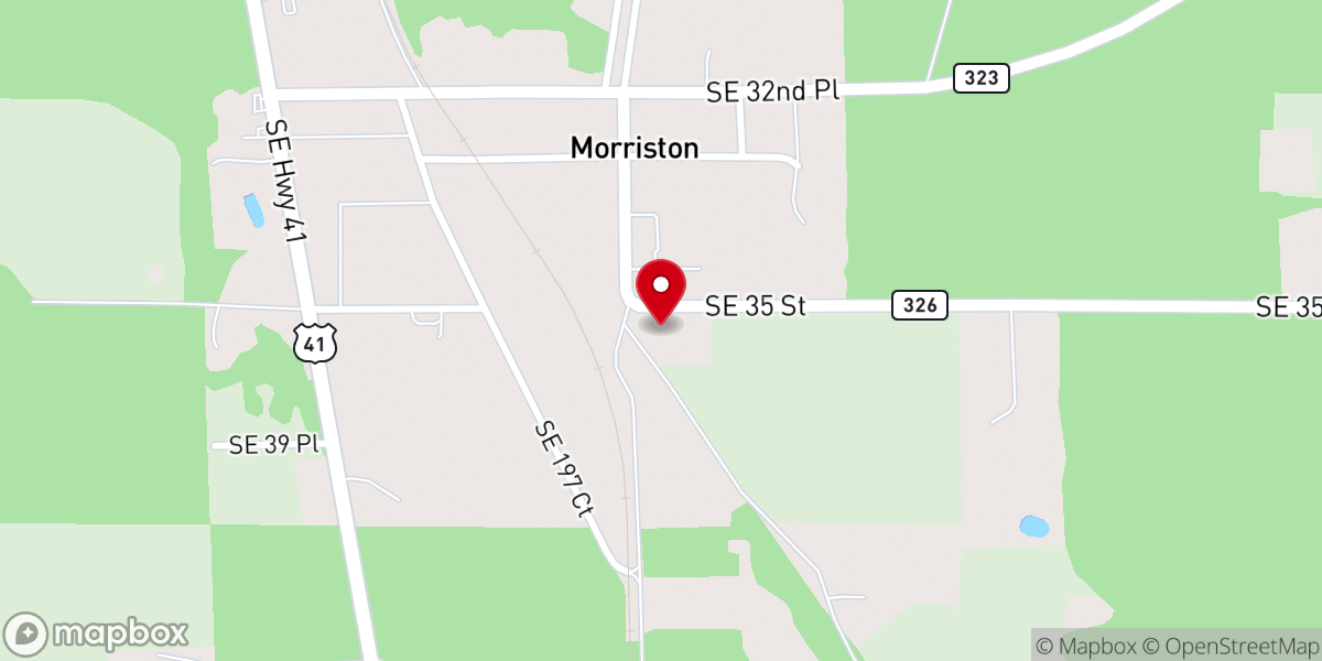 Map showing location of St James Missionary Baptist Church