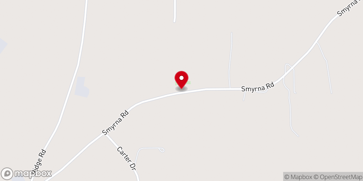 Map showing location of Smyrna Landmark Missionary Baptist Church