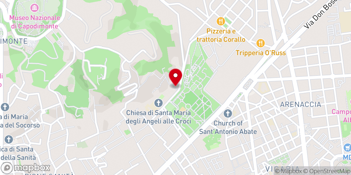 Map showing location of Cappella del Paradisiello