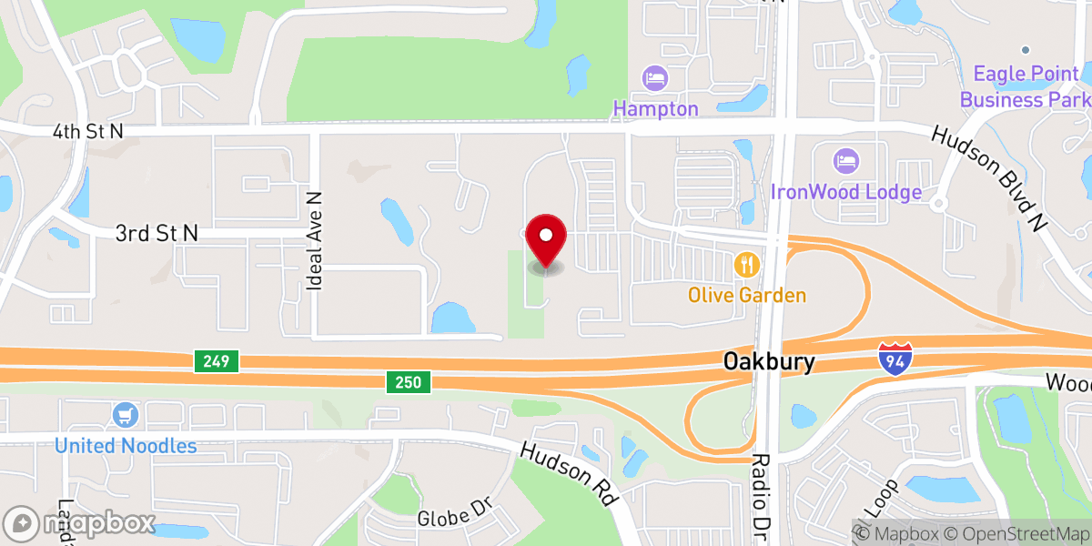 Map showing location of Guardian Angels Catholic Church