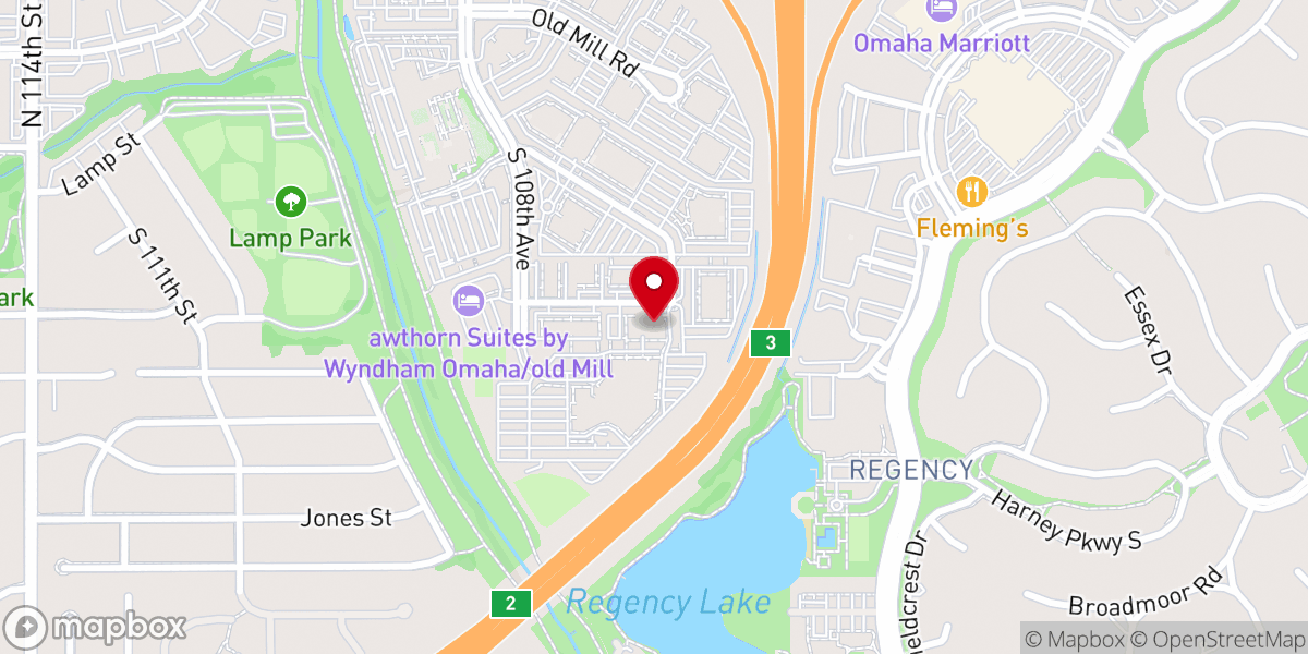 Map showing location of Christ Community Church Student Center