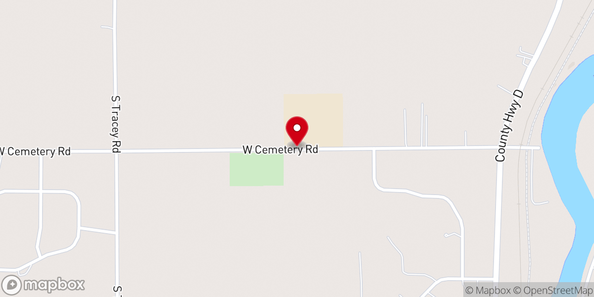Map showing location of Harvesters Church of Rock County