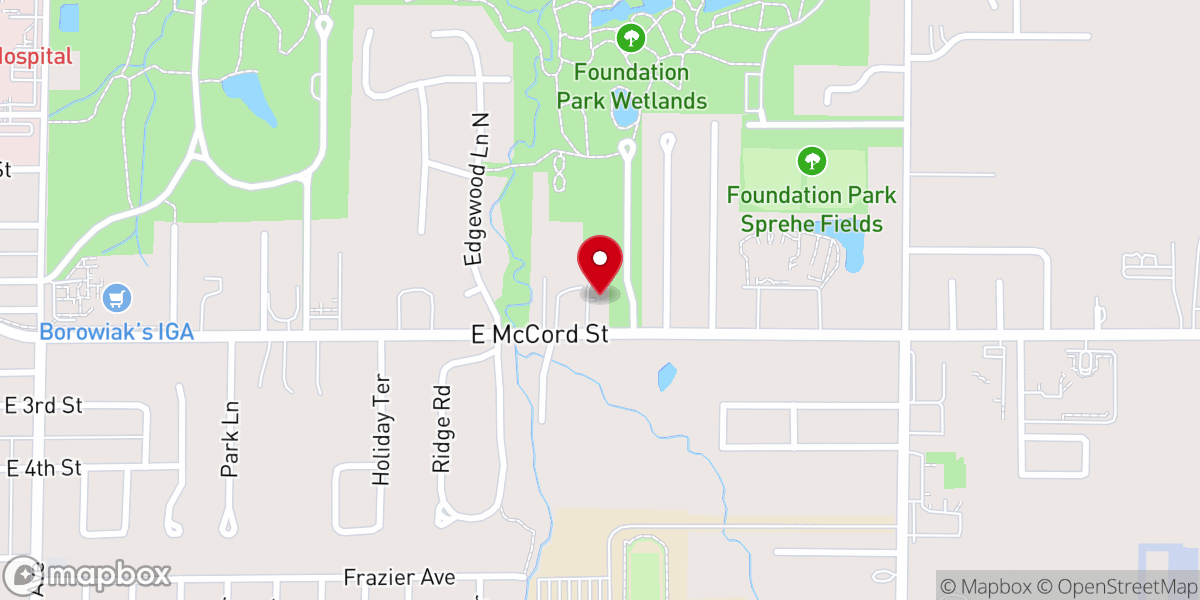 Map showing location of Community of Christ