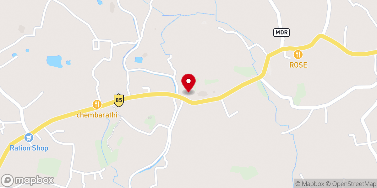 Map showing location of The Pentecostal Mission