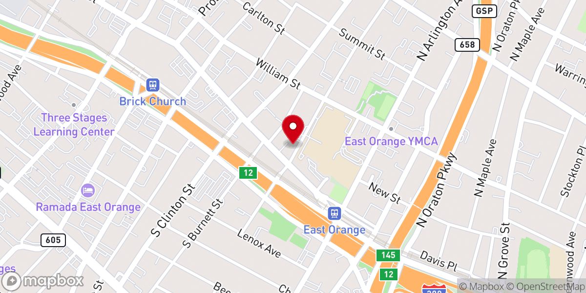 Map showing location of Guiding Star United Holy Church