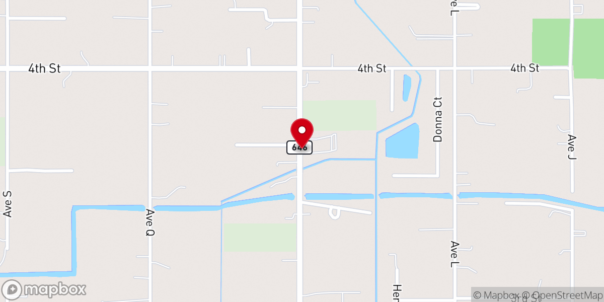 Map showing location of Dayspring Church