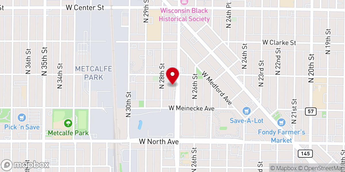 Map showing location of Damascus Missionary Baptist Church