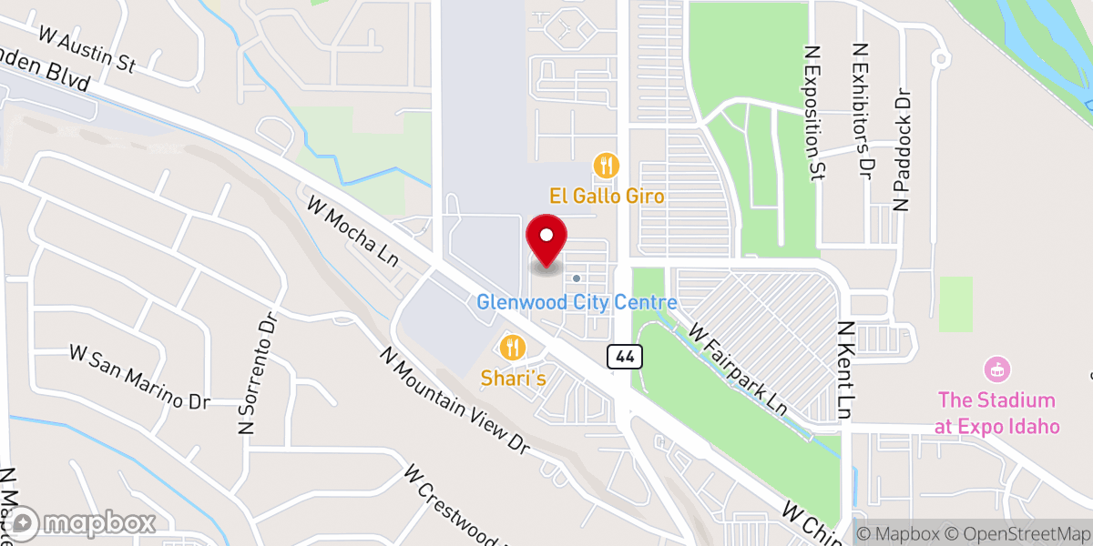 Map showing location of Eagle Christian Church - Garden City