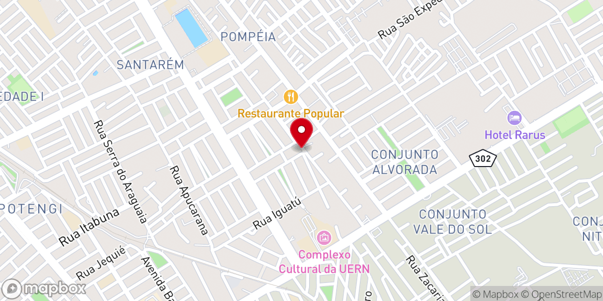Map showing location of Igreja Pentecostal Unidos em Cristo