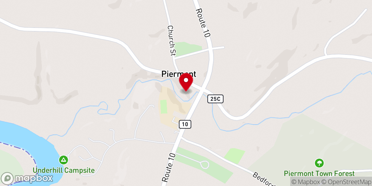 Map showing location of Piermont