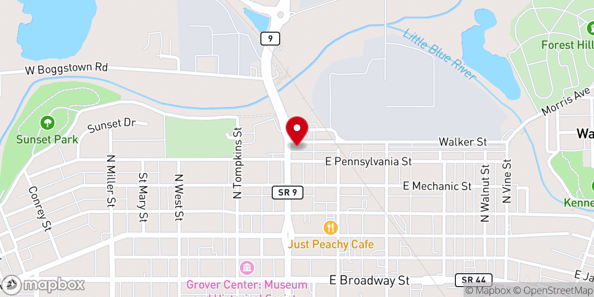 Map showing location of Cow Palace