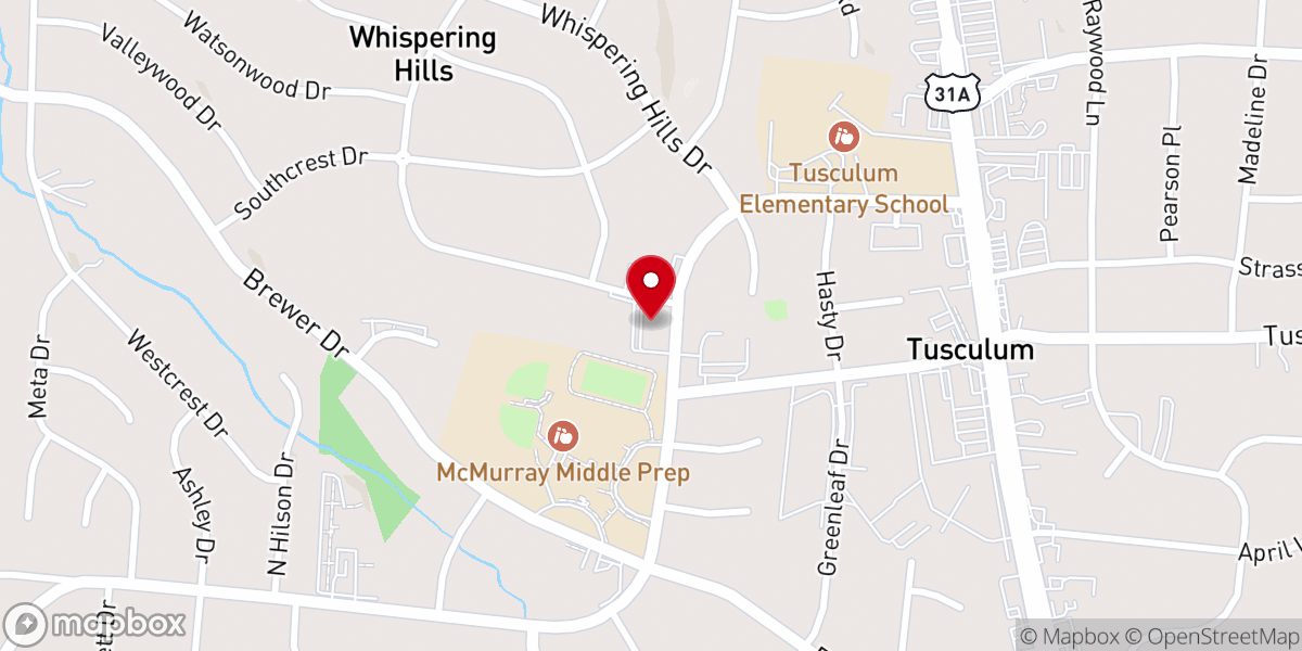 Map showing location of St. Mina Coptic Orthodox Church