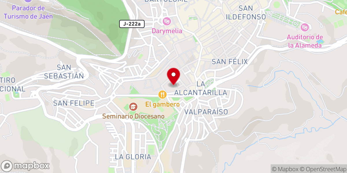 Map showing location of Iglesia Conventual de La Purísima Concepcion. RRMM Dominicas