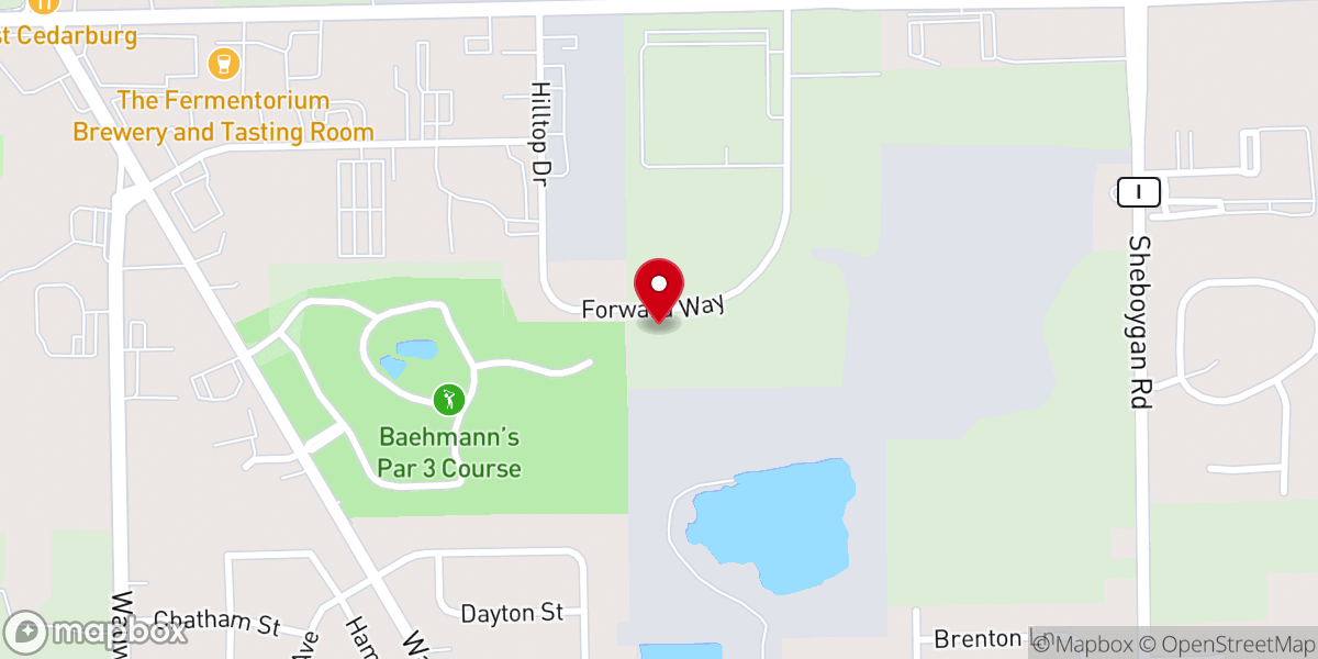 Map showing location of Cornerstone Christian Learning Center