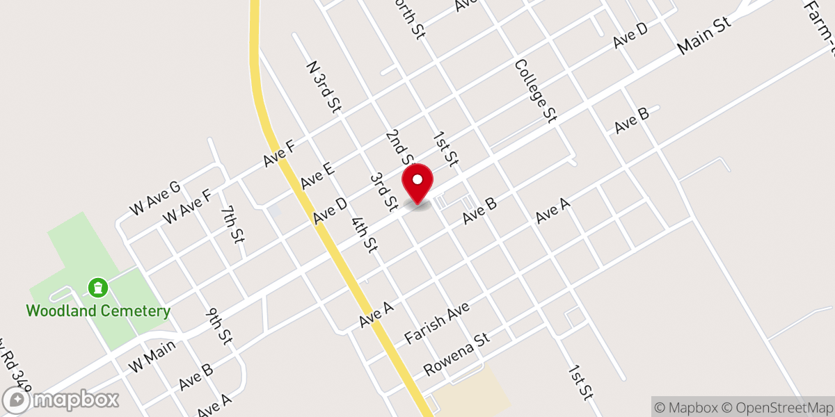 Map showing location of Christian Life Center First Baptist Church