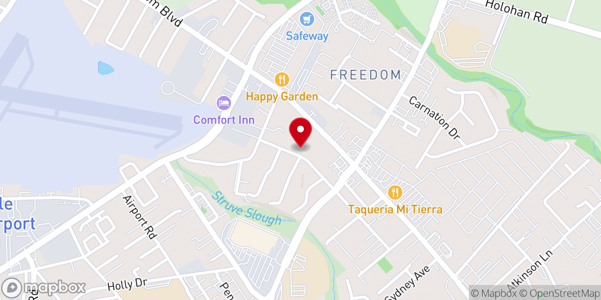 Map showing location of Cornerstone United Pentecostal Church