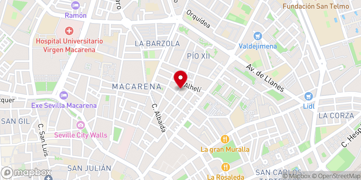 Map showing location of Iglesia Evangélica Apostólica del Nombre de Jesús