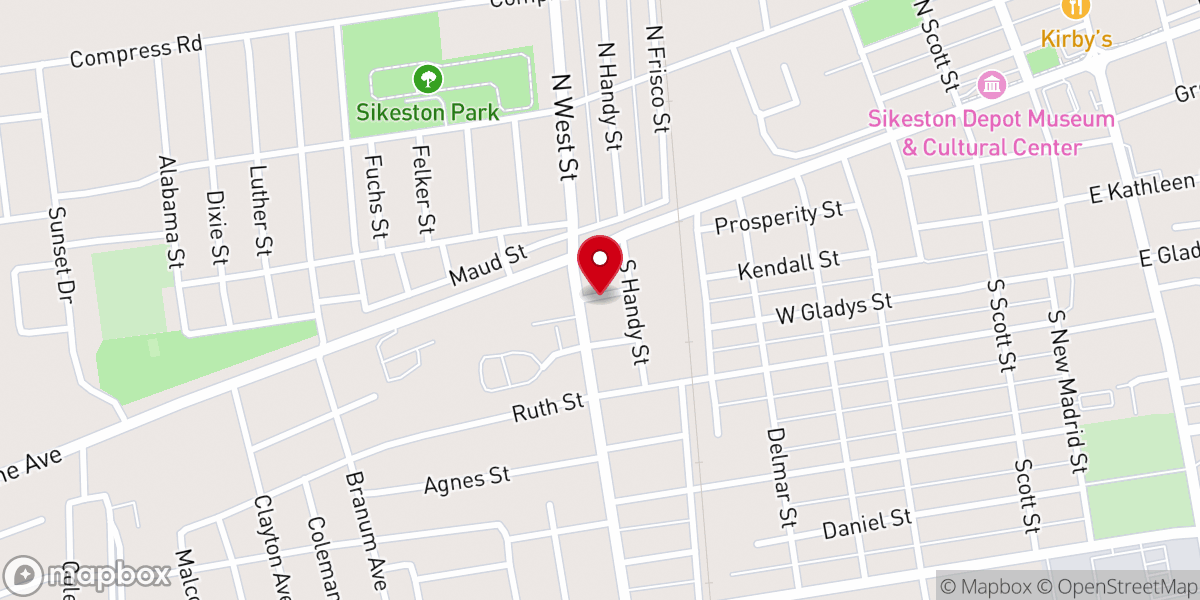 Map showing location of Powerhouse of God Church