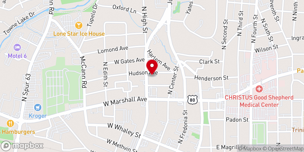 Map showing location of THE REDEEMED CHRISTIAN CHURCH OF GOD Soul Winners' Assembly.