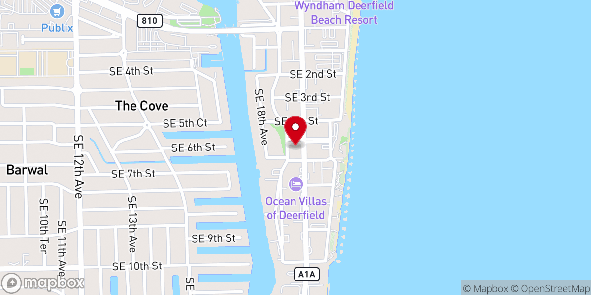 Map showing location of Community Presbyterian Church