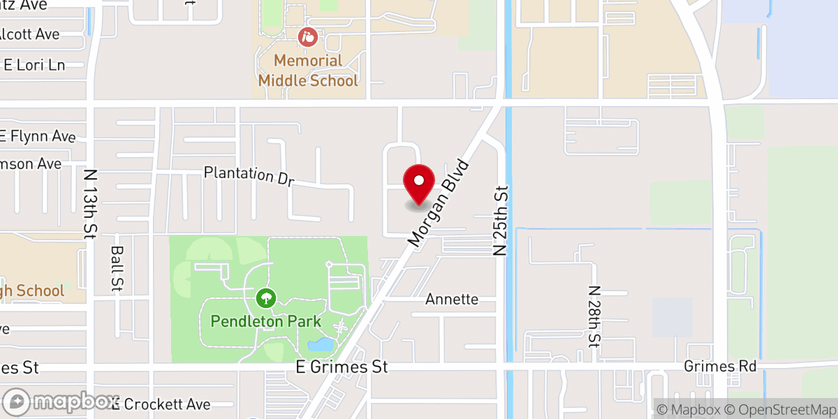 Map showing location of First Church of God
