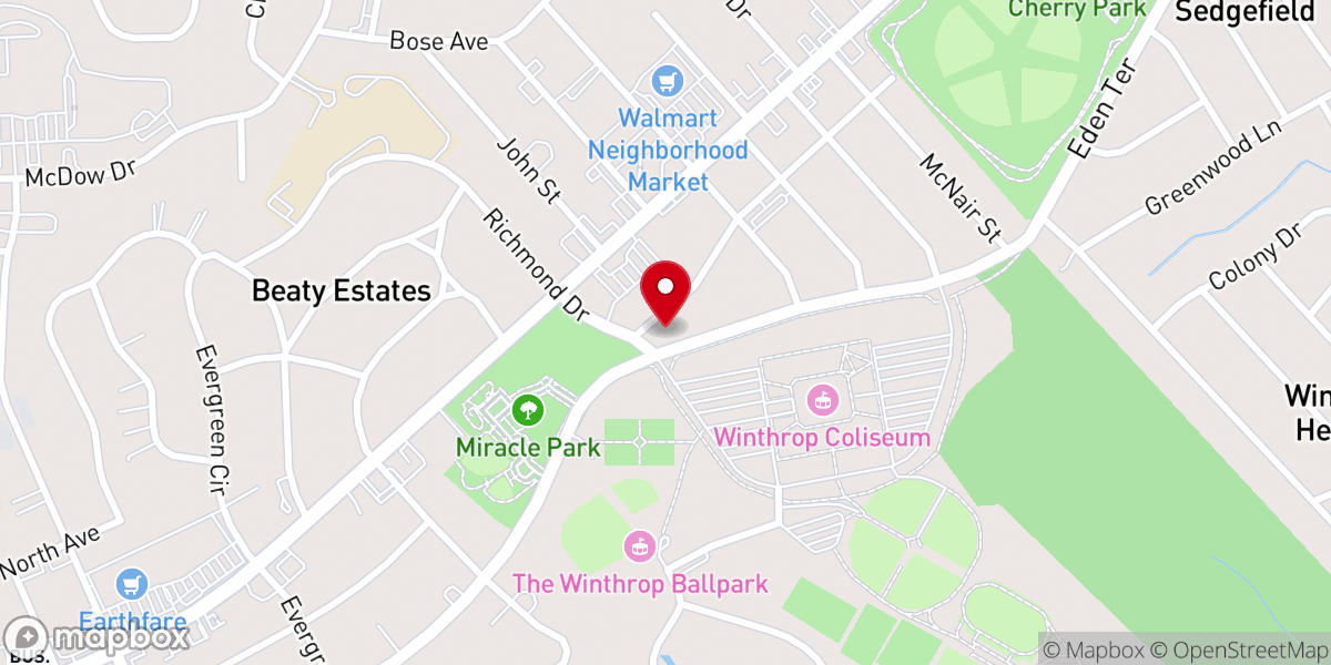 Map showing location of Ignite Church Of Rock Hill