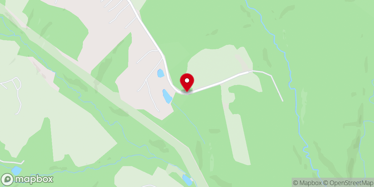 Map showing location of Brown Church Road Trailhead