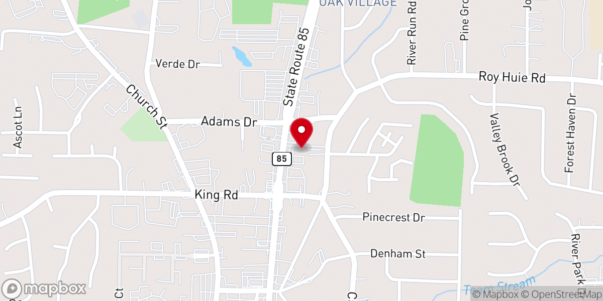Map showing location of Victory in Christ Ministries