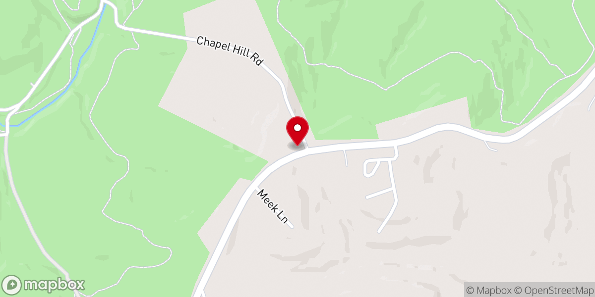Map showing location of Edward's Chapel United Methodist Church
