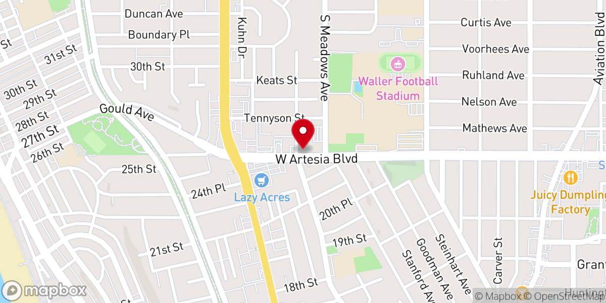 Map showing location of Journey of Faith Church