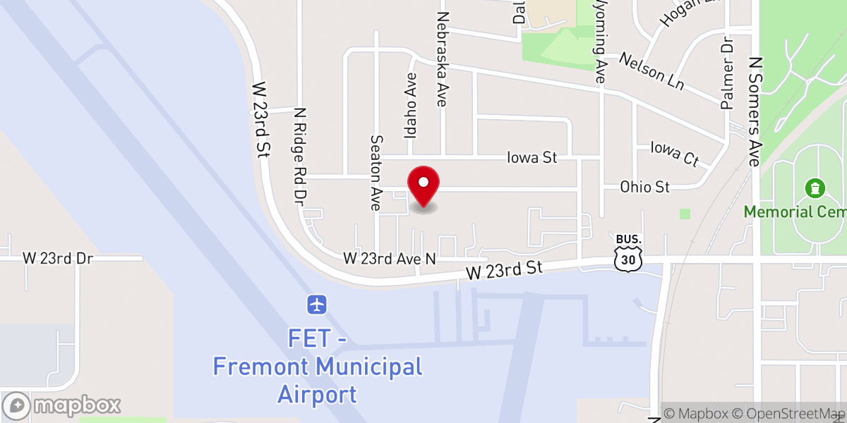 Map showing location of Ministerios pentecostes fresca uncion