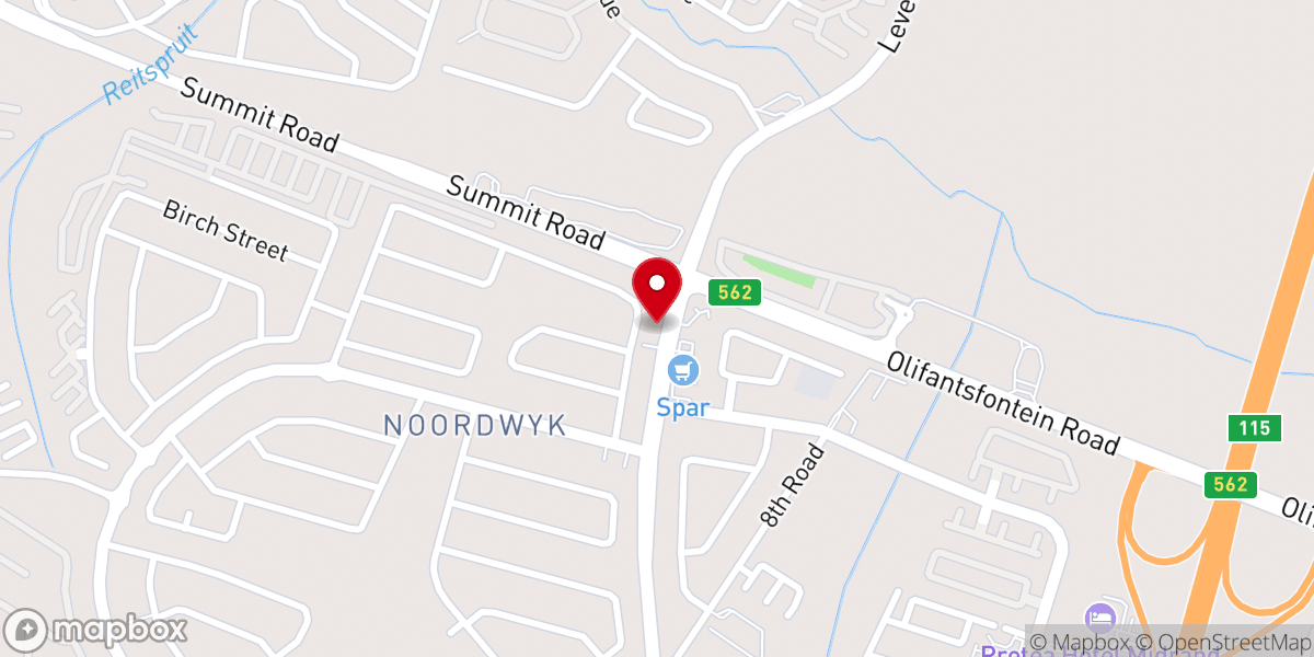 Map showing location of Loveway Church