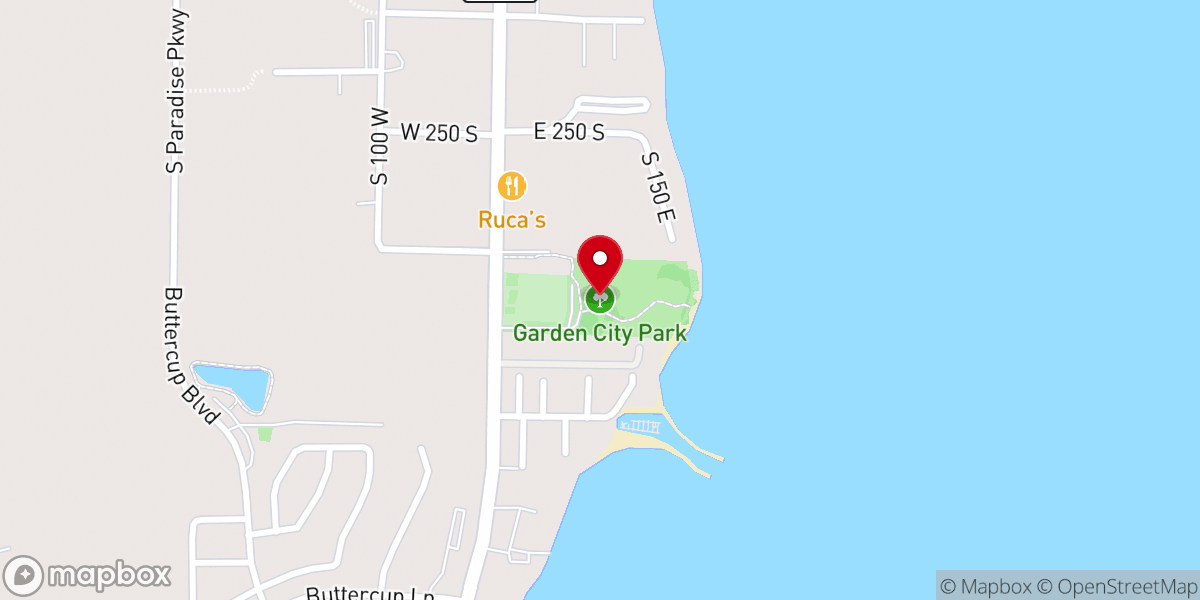 Map showing location of Garden City Park