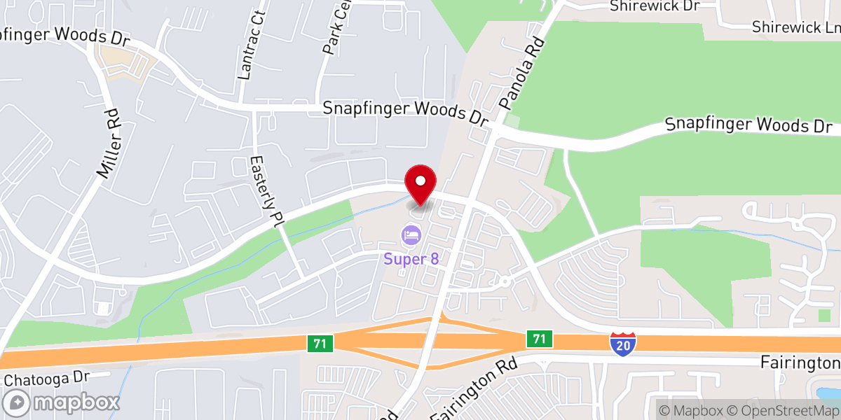 Map showing location of South Dekalb Church Federal Cu