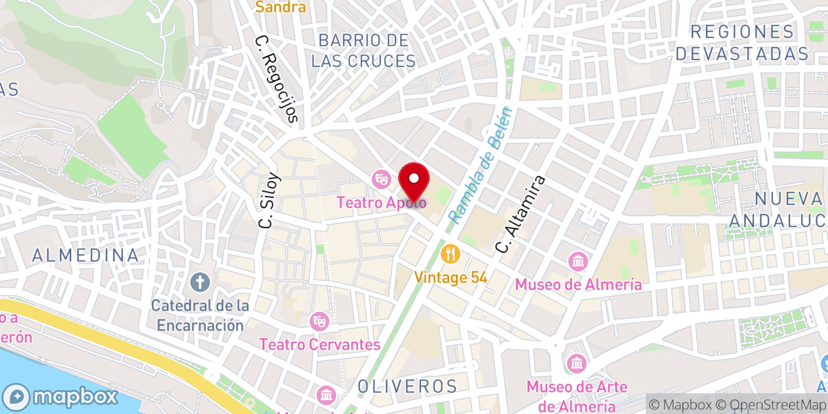 Map showing location of Iglesia Conventual de la Compañía de María, Nuestra Señora