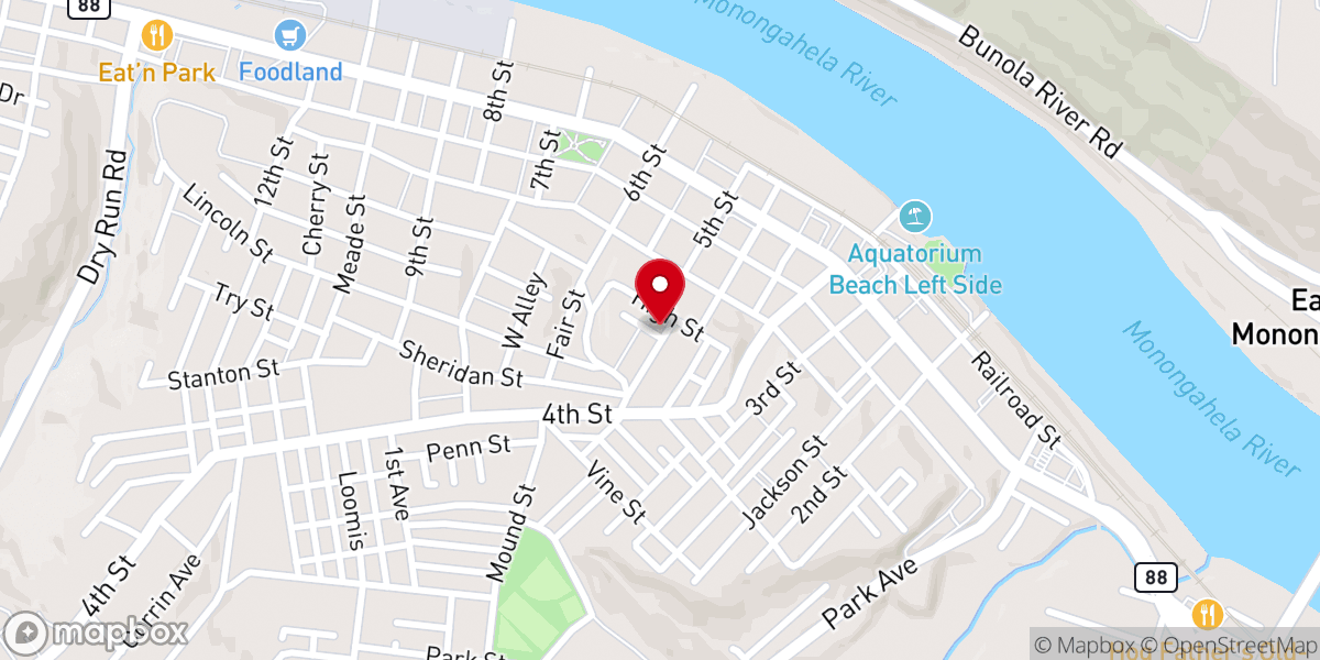 Map showing location of Nativity of the Virgin Mary Orthodox Church