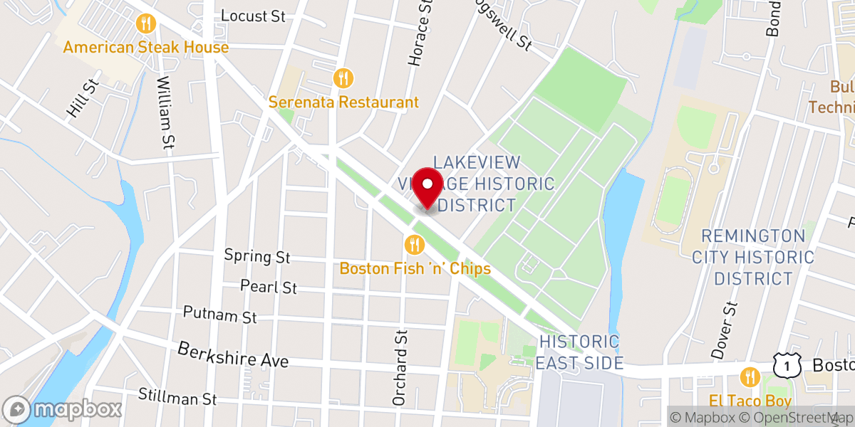 Map showing location of Christ the Redeemer MBC
