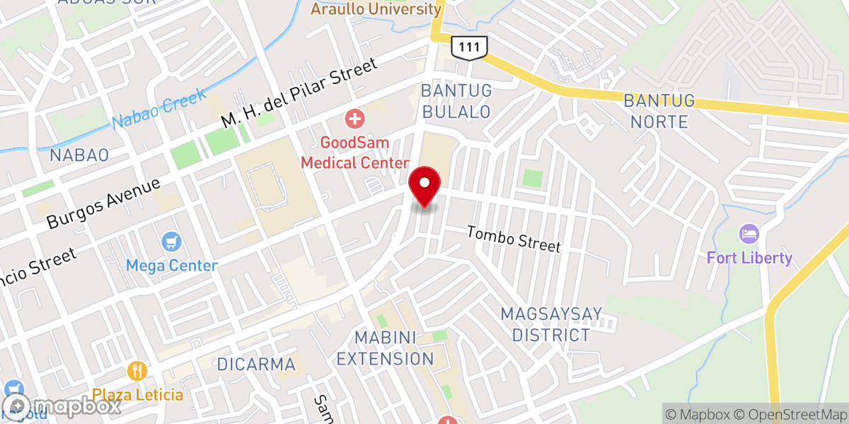 Map showing location of Pentecostal Missionary Church of Christ