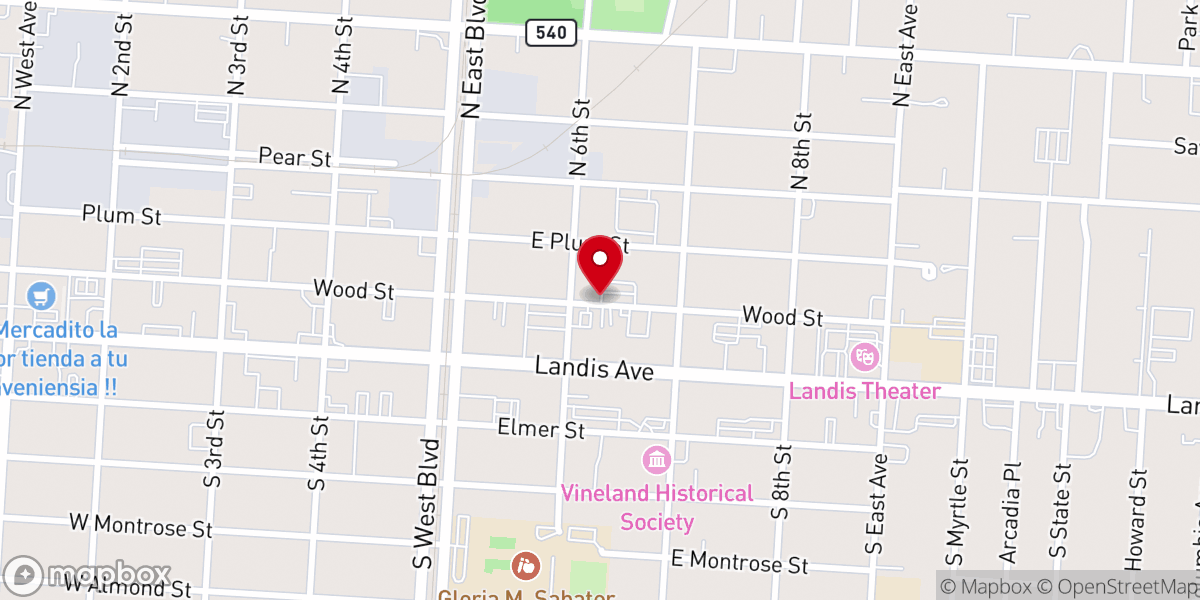 Map showing location of Greater Deliverance Church