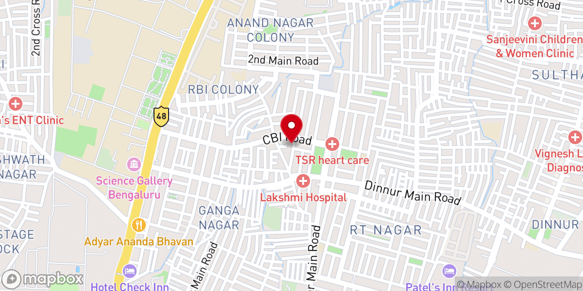 Map showing location of Shrine of St. Jude Thaddeus