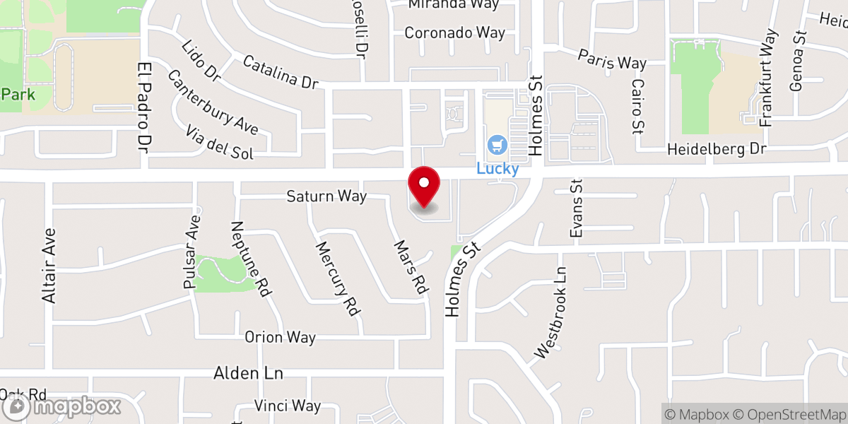 Map showing location of Arroyo Church