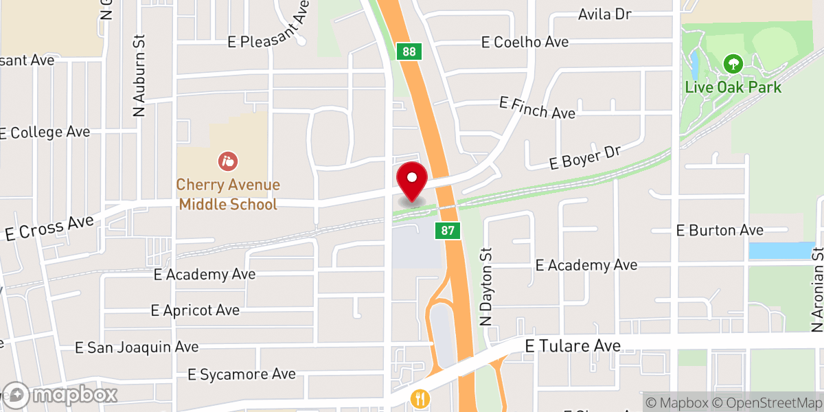 Map showing location of Seventh-Day Adventist Church
